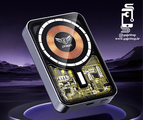 سازگاری و شارژ سریع پاوربانک اپی مکس مدل EP-212